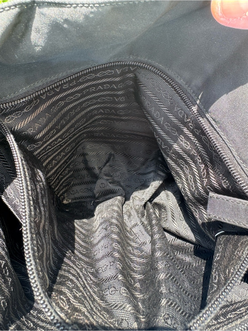 Mint Y2K Prada Tessuto Black Tote - Picture 9 of 12